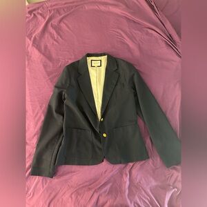 Hollister Black Blazer with Cream Lining